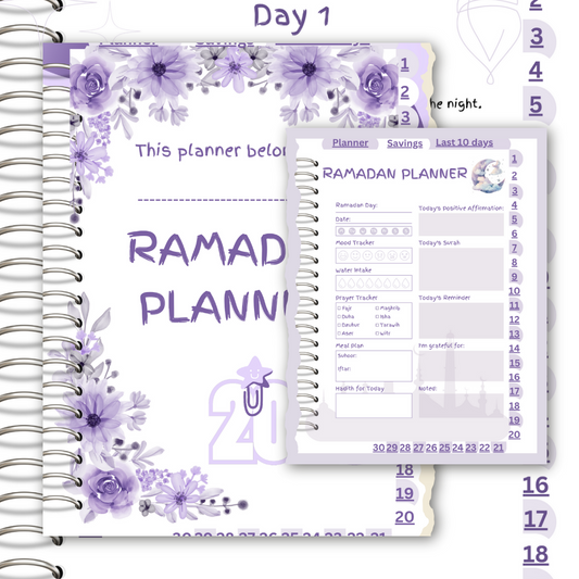 Purple - Ramadan Planner