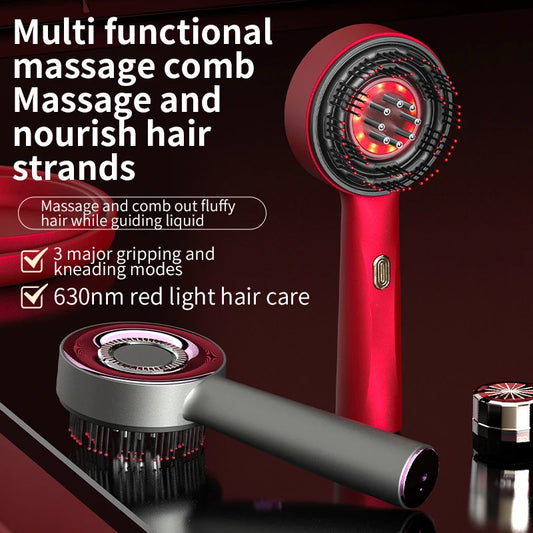 Free Shipping : Revive Your Roots: Electric Red Light Massage Comb for Hair Growth & Care