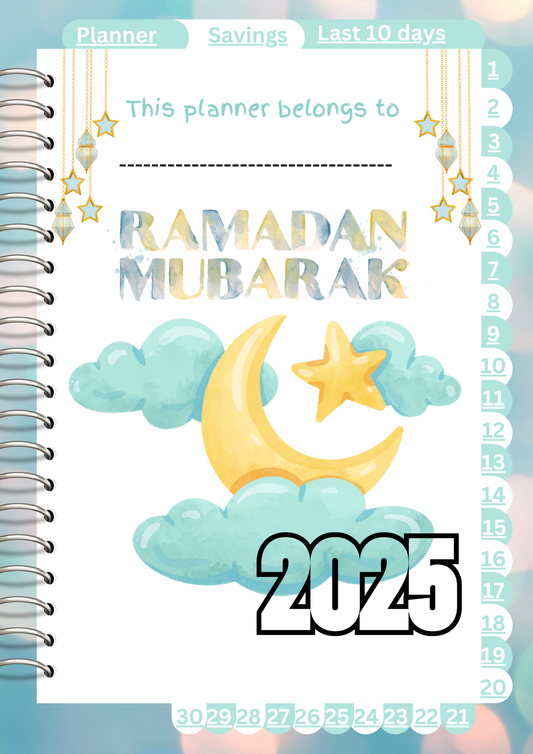 Ramadan Planner for children